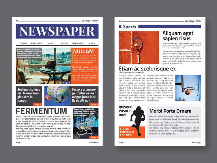 Newspaper Free Google Docs Template by Free Google Docs Templates