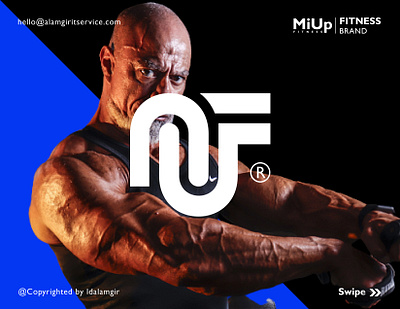 MiUp FITNESS Logo | Fitness Branding behance brand identity brand identity design branding colorful fitness fitness logo gym brand identity design letter muf lettering logo logo design logo mark logotype mark minima miup fitness monogram visual identity