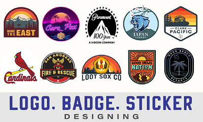 LOGO|BADGE|STICKER art badgedesign badgereels stickers badges badges badge branding design emblem graphic design logo patches pin pinbadges pins twitch