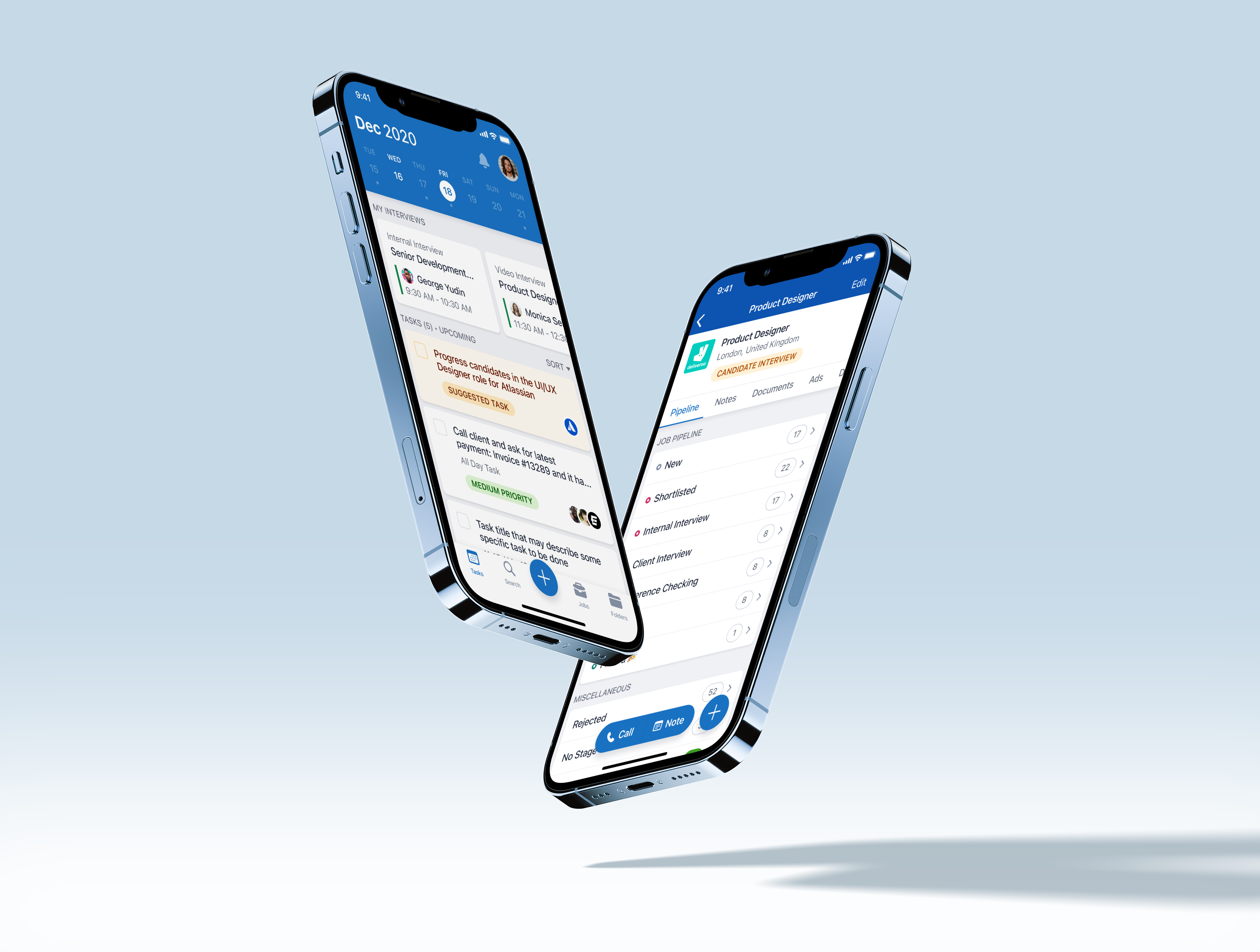 Case Study: JobAdder Mobile App 2017-2021 app case study design interaction ipad iphone mobile research ui user interface ux