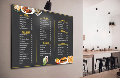 Food & Drink Menu graphic design