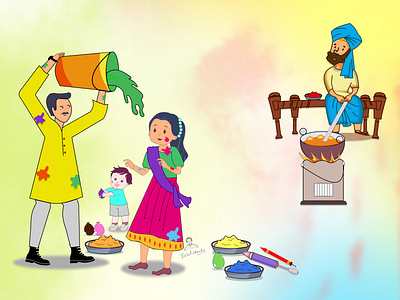 Happy Holi colors design festivalof colors graphic design happy holi holi holi 2023 holi advertisement holi art illustrations holi figma design holi figma vector art holi illustrations holi play with family holi vector art holi wishes holi with family illustration lets play holi typography vector