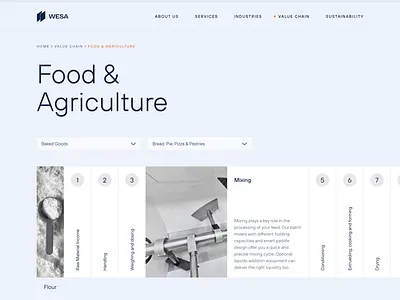 Processing page / WESA Website Design architecture business company construction corporate processing ui ux website