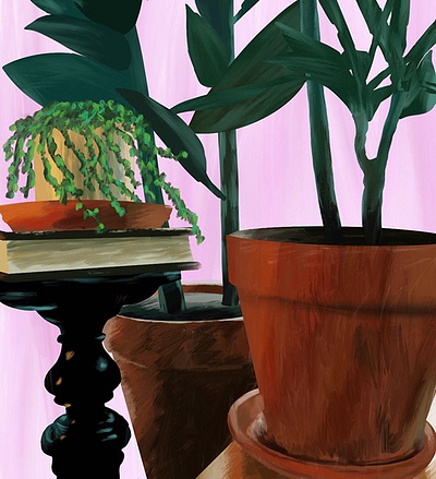 Plants / Digital Oil Painting