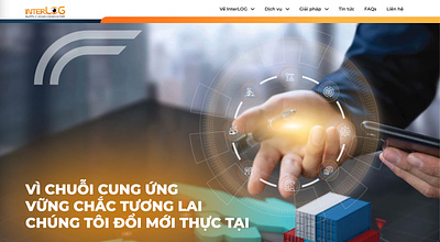 Project | InterLOG branding design figma jamstack vietnam jamstackvietnam logo ui web design