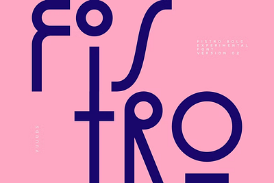 Fistro Bold Font branding display font font illustration logo sans serif serif type design typeface typography