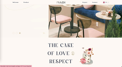 Project | MaDi Bakery branding design figma jamstack vietnam jamstackvietnam ui web design