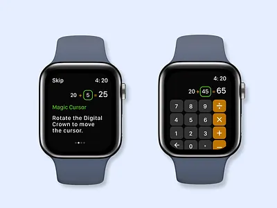 watchOS 9 - Calculator branding design illustration ui watch