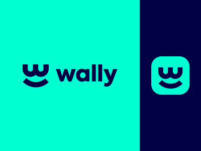 Wally logo concept ( for sale ) by Vadim Carazan for Wegrow on Dribbble