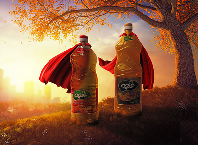 Ghoncheh Oil | Key visual 3d adobe advertising branding design graphic design photomanipulation photoshop