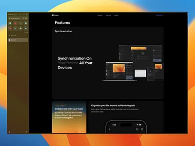 Growth Landing Page Is Live app application concept daily ui dailyui design interface landing landing page live minimal modern page to do ui ui design ux web web design website