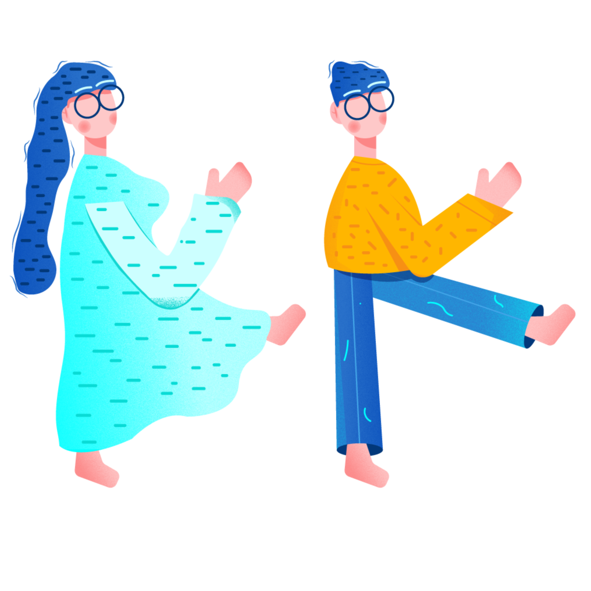 People design graphic design illustration vector люди персонажі шаг