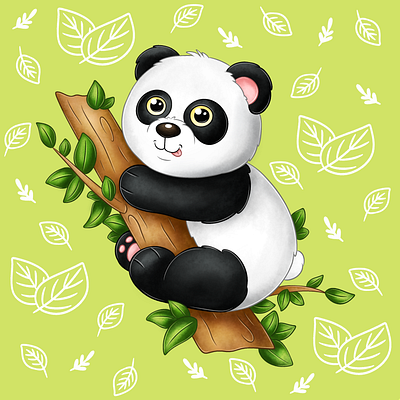 Panda book character character design children design game illustration illustrator panda photoshop puzzle