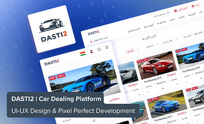 UI-UX Design | DASTI2 - Car Dealing Platform product design ui ui design ux design