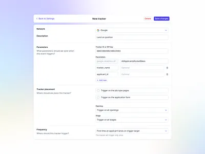 Integration settings api api integration apollo configuration connect connection crm facebook ads gong google ads integrate google integration marketing saas salesforce set up settings tracker usergems zoominfo