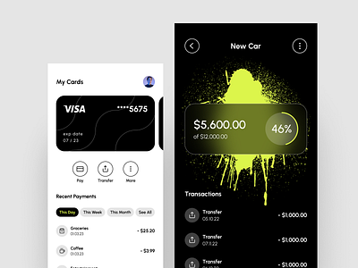 Cross Platform Financial Mobile App android application banking app finance interaction design ios mobile app product design ui user experience user interface ux