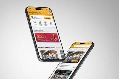 Space Share - Mobile App Design branding graphic design mobile ui uxdesign