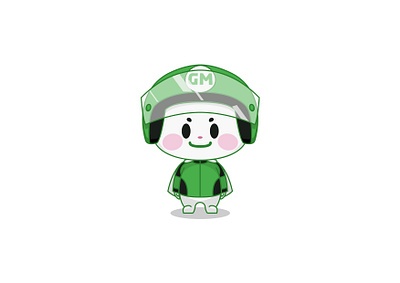 Gojek Competition Mascot character deisgn illsutration mascot design vector illustration