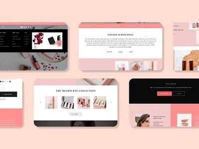 Shopify Theme Design - By Arham Web Works adobe xd beauty store branding figma graphic design logo photoshop shopify theme skin care ui ui ux web design