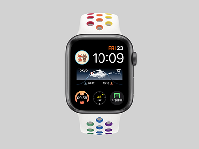 Apple Watch with Pomodoro Complication apple watch watchos