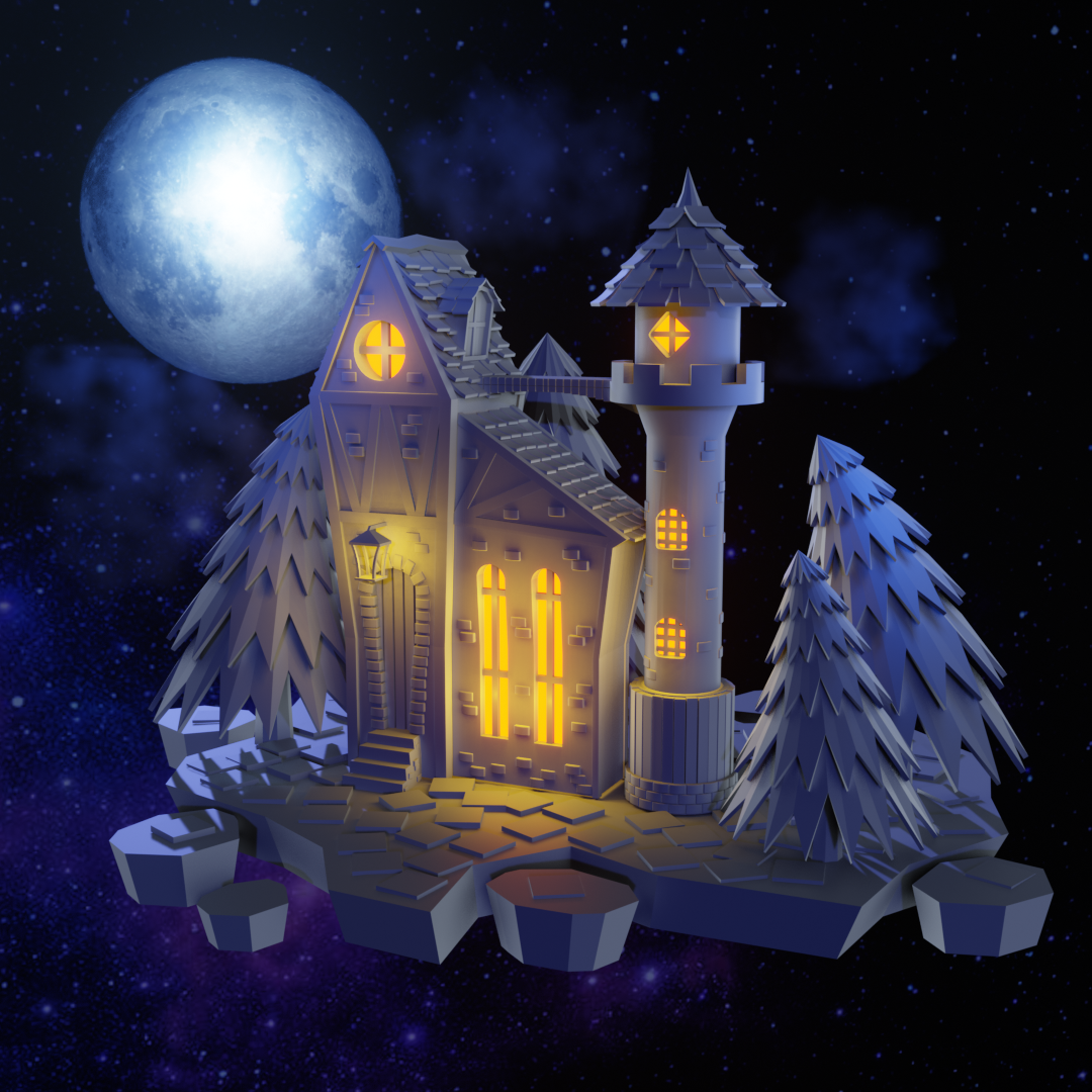 Galactic House 3d design будинок галактика