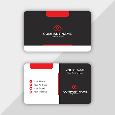 Business Card Template business card card company identity corporate id modern template visiting card