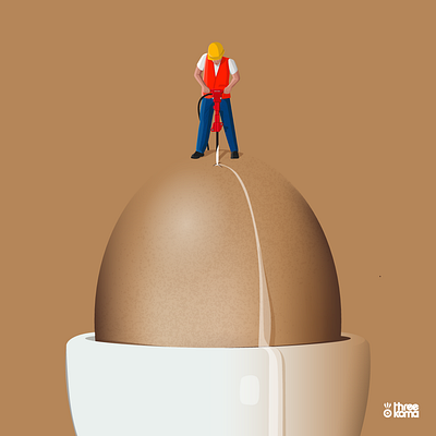 Egg digital art illustration illustrator