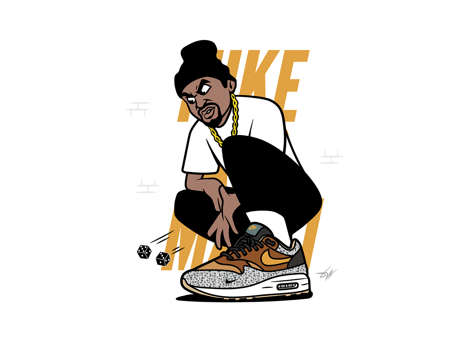 Rolling the dice airmax airmax1 airmaxone beanie characterart characterdesign digitalart graphic design graphic designer illustration illustrator kicks nike nikeair nikeairmax nikies sneaker sneakerfreak sneakers vector