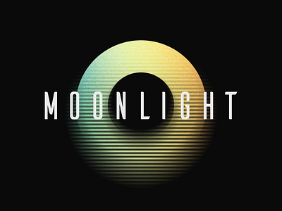 Moonlight gradient after effects animation design gradient graphic design moon moonlight motion motion graphics texture type typography
