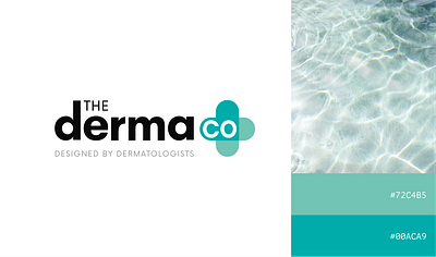 Brand Identity for The Derma Co beauty brand identity branding clinical cosmetic derma design doctor graphic design logo logo design packaging plus skincare vector