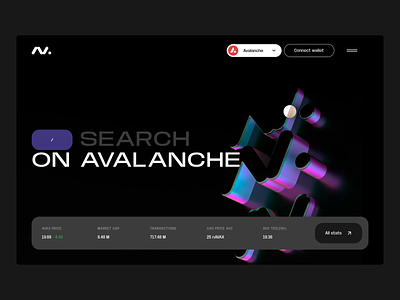 Avascan - Brand Demo 3d address animation avalanche avascan avax blockchain branding crypto defi etheric explorer motion graphics subnet thrc tx ui wallet
