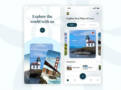 Travel App UI creative design destinitionappui tour travelapp travelwithus ui uidesign ux