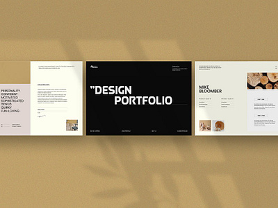 Impress/Design Portfolio Template #5 app branding design graphic design illustration logo typography ui ux vector