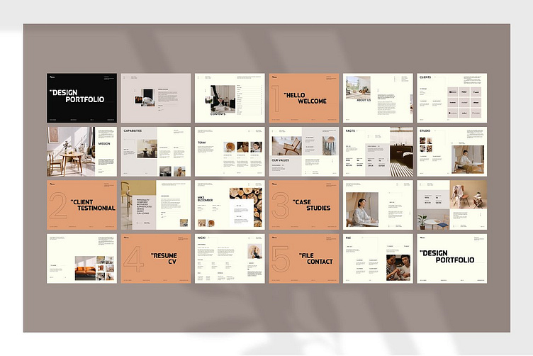 Impress/Design Portfolio Template #10 by FPStudio on Dribbble