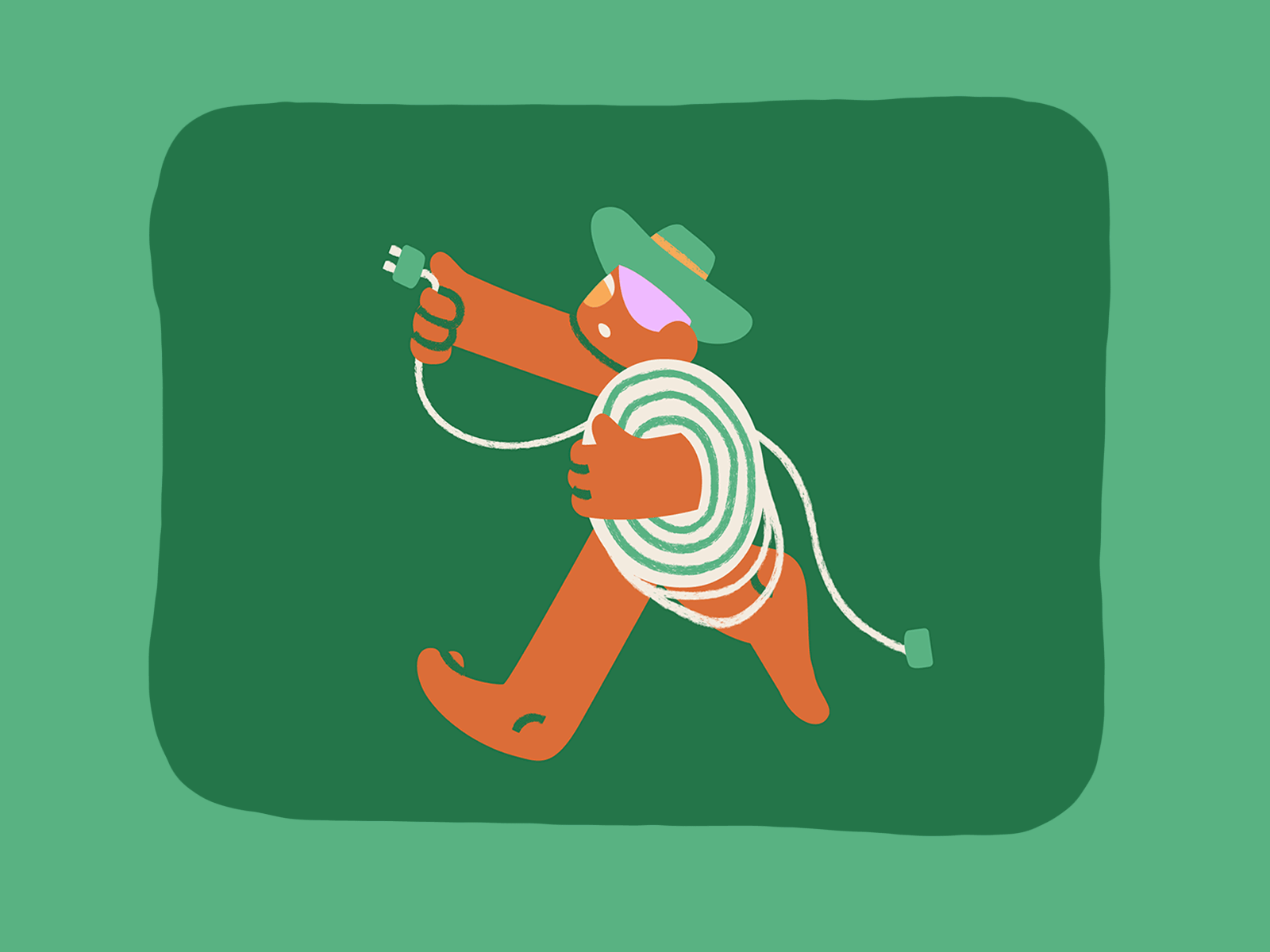 Obnoxiously fast run cycle 🥵 2d animation animation character design electric girl illustration run run cycle running woman