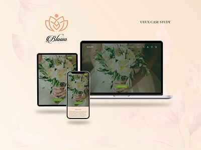 Flower shop website design branding design graphic design icon illustration logo typography ui