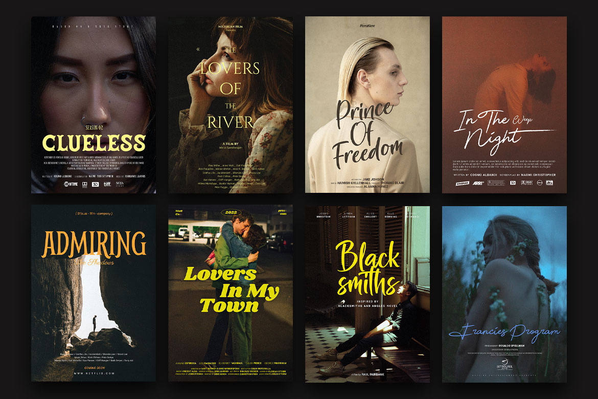 French Movie Posters by Pixflow on Dribbble