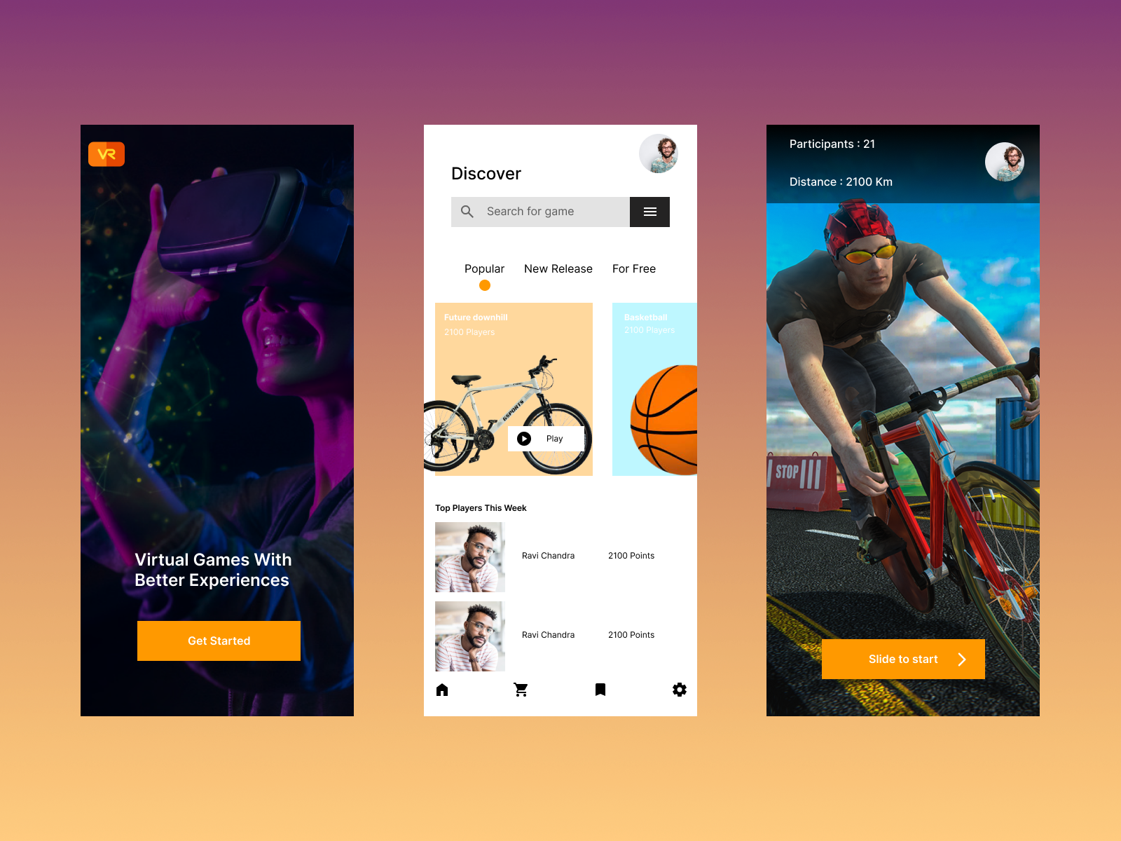 Daily ui 73 Virtual Reality by Designer on Dribbble