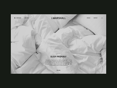 J.Marshall / Homepage Design design digital design ui ui design web web design