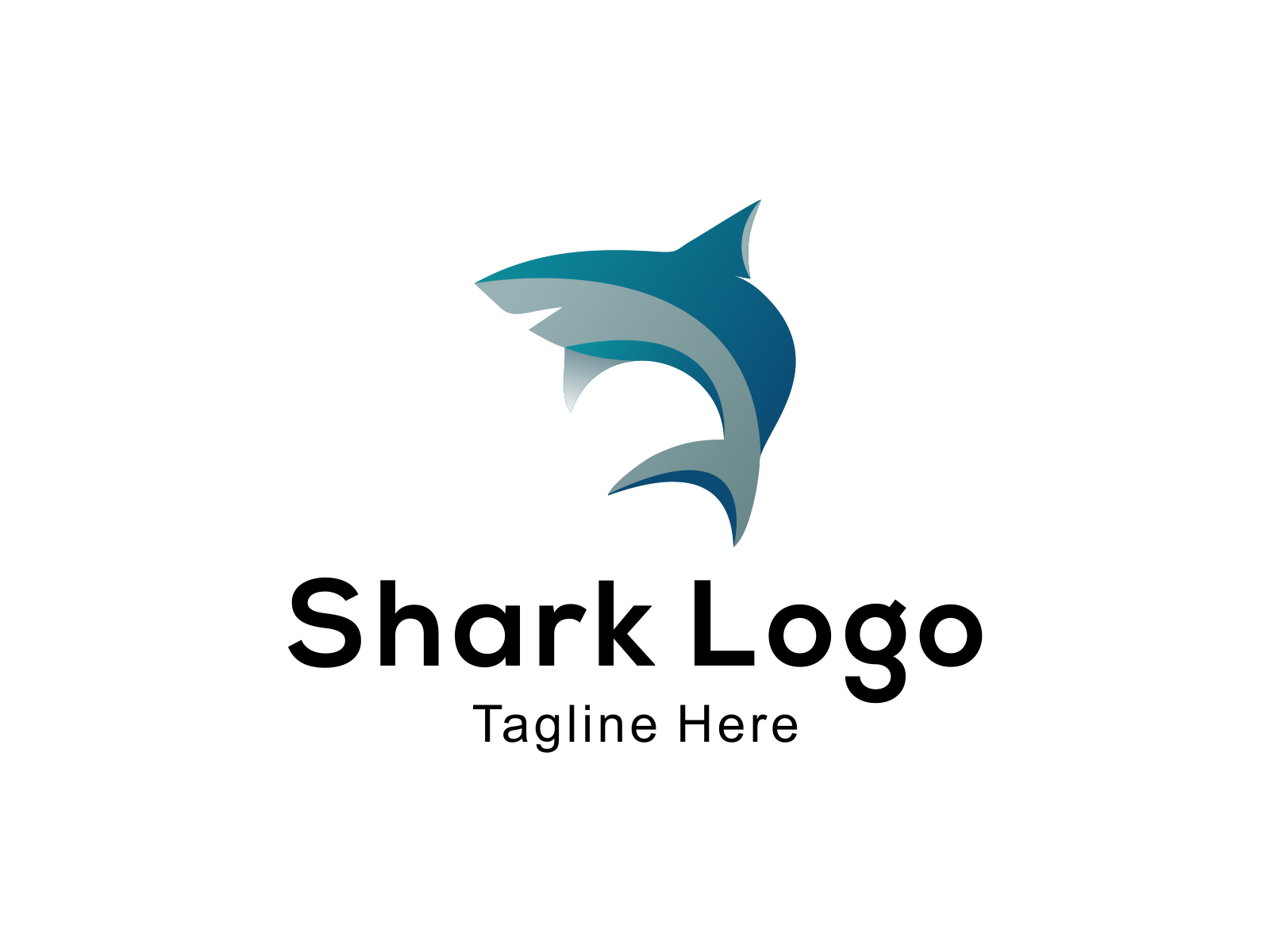 shark logo by ALGAZLAN on Dribbble