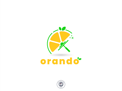 orando logo apparel cleaning cleaningservice orange
