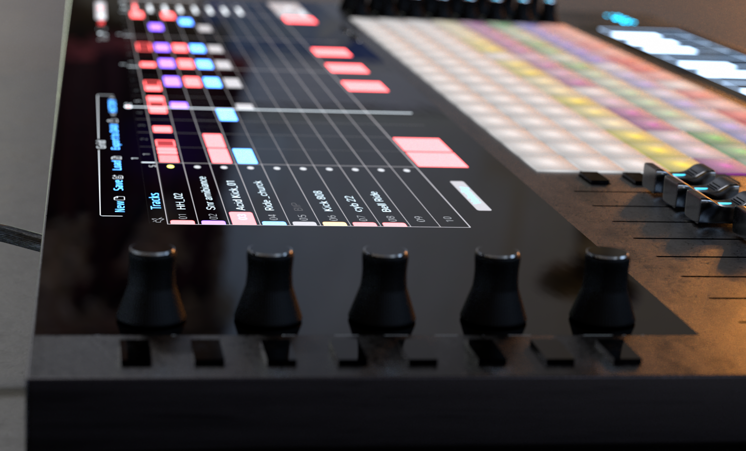 Void drum machine controller (3d Render) by idan margalit on Dribbble