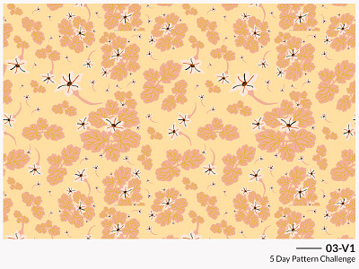 Repeat Pattern 03 (5 day challenge) adobe illustrator artwork design digitalart fabric pattern graphic design illustration minimal nature pattern a day pattern artist patterns repeat pattern repeating pattern repeatpattern seamless seamless pattern surface pattern surface pattern designer textile print