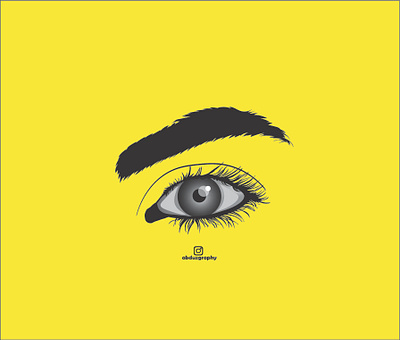 abduzgraphy eye illustration absract adobe adobeillustrator art branding design dribbble illustration logo ui