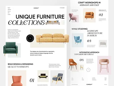 Furniture Shop Landing Page design furniture home home page homepage landing landing page landingpage orix sajon site uidesign uiux userinterface uxui web design web page web site webdesign webpage