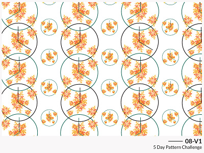 Repeat Pattern 08 (5 day challenge) adobe illustrator background clock pattern design designer floral pattern graphic design illustration pattern pattern a day pattern art patterns repeat pattern repeating pattern repeatpattern surface design surface pattern surface pattern designer wall clock