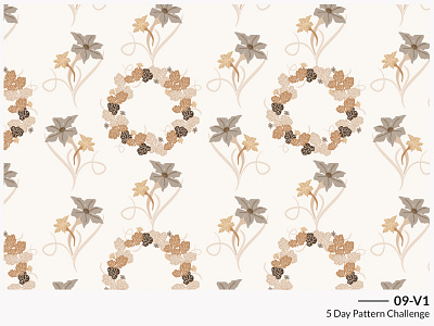 Repeat Pattern 09 (5 day challenge) adobe illustrator design floral pattern graphic design illustration pattern a day patterns repeat pattern repeating pattern repeatpattern seamless pattern surface design surface designer surface pattern surface pattern designer textile print