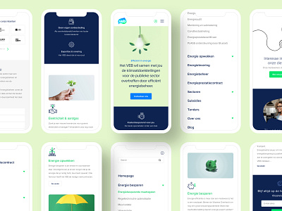 VEB app belgium brussels design graphic design green energy illustration logo mobile responsive ui ux