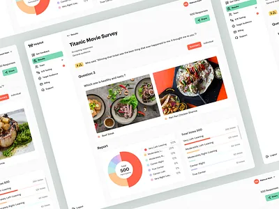 Helpfull: Survey Result Page admin dashboard ai app ai app design ai dashboard application ui b2b saas bootstrap admin core app dashboard crm dashboard erp erp system home screen modern app ui product design saas saas interface saas landing pages saas website web interface design