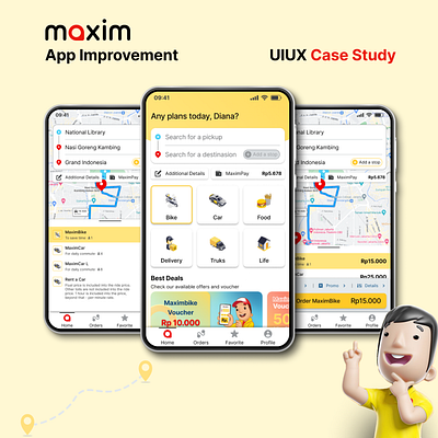 Redesign Maxim App - Mobile App appdesign homepage ui uidesign uidesigner uiredesign uiux uiuxcasestudy uiuxdesign userinterface ux uxdesigner